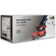 Машинка для катання Caretero (Toyz) Mercedes AMG C63 з батьківською ручкою White